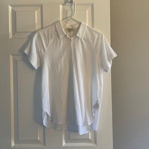 Madewell white button down size small